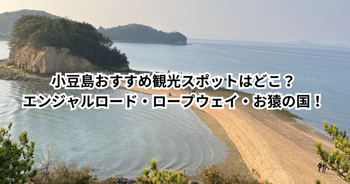 小豆島おすすめ観光スポットはどこ？エンジャルロード・オリーブ園・ロープウェイ・お猿の国！お得