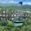 猫空ロープウェイ！往復料金は？混雑は？行き方は？お得なチケット割引・クーポン9選！